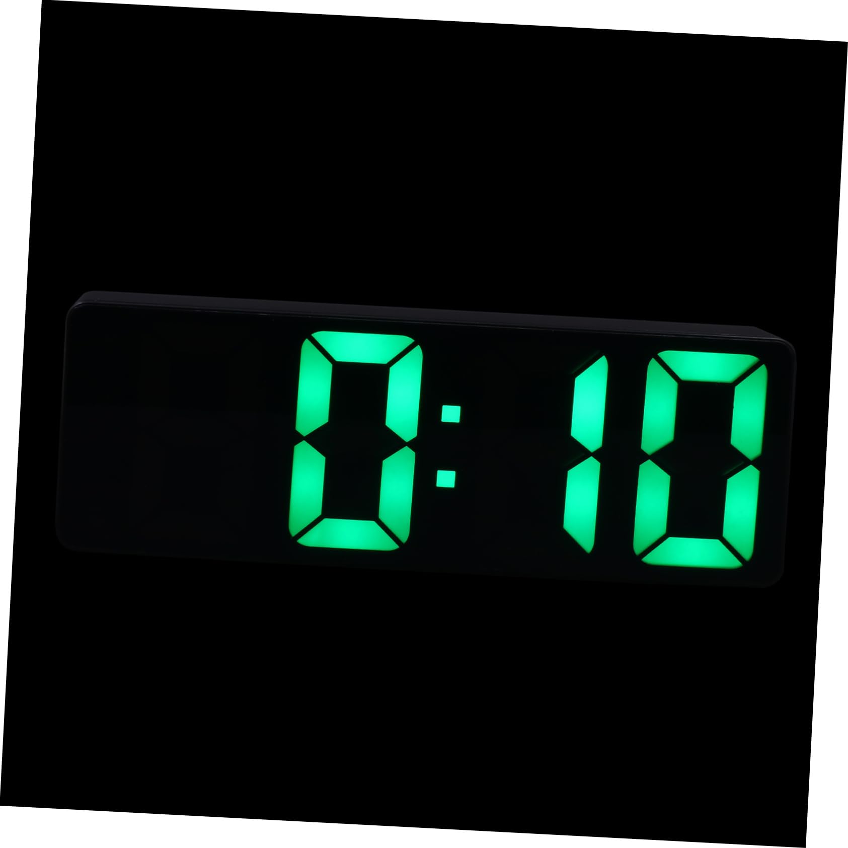 Cabilock 1 Set Alarm Clock LED Clock Desktop Clock Mirror Surface Clock Electric Clock Digital Display Clock