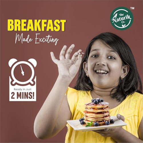 Image of The Naturik Co. Millet Hazelnut Waffle & Pancake Mix 150g | No Maida | Made with Jaggery | No Added Sugar | High Protein & Fiber | Millets Powered | Ready in 2 Minutes | No Preservatives | As Seen On Shark Tank |