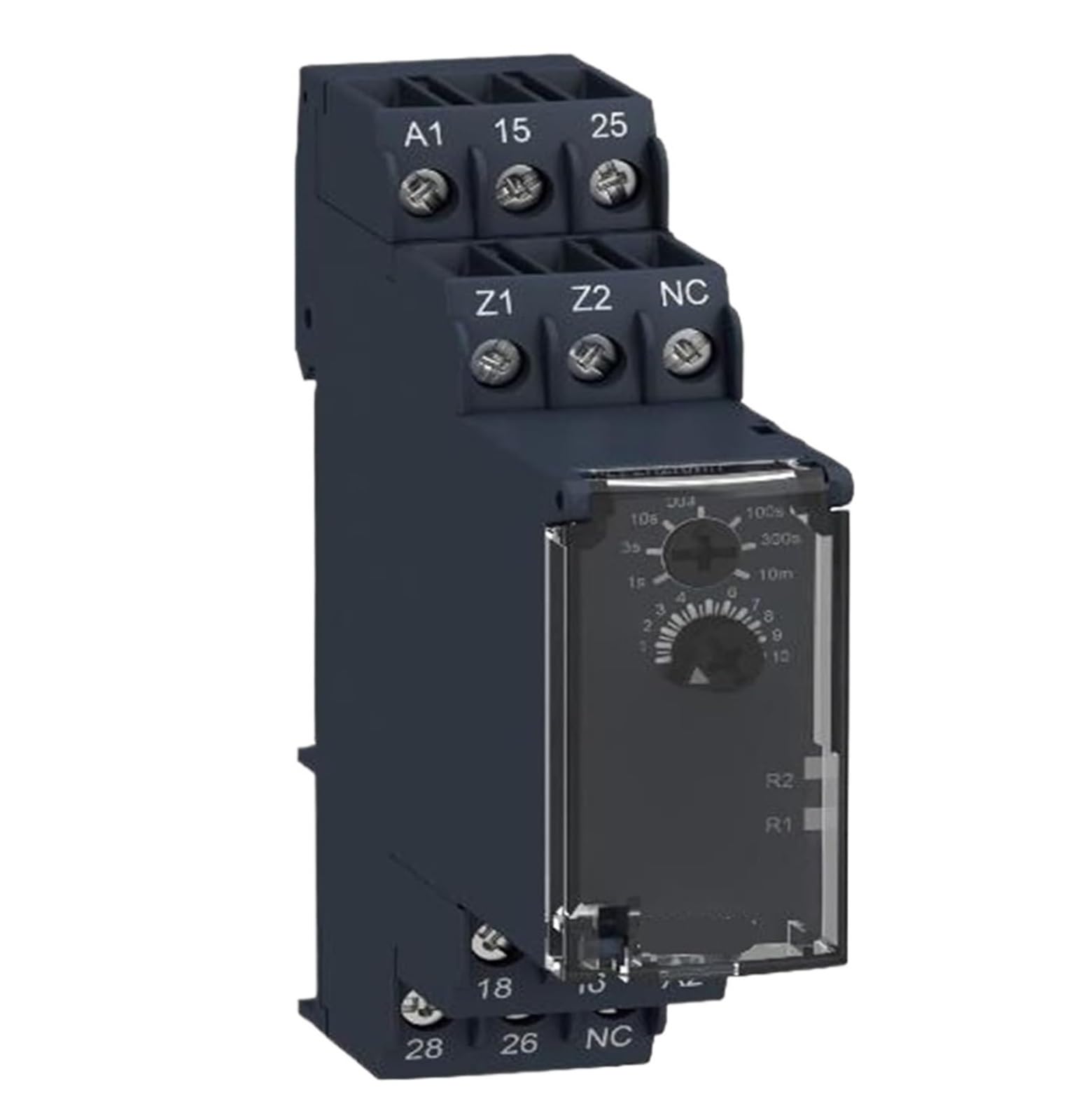 Relais temporisé RE22R2HMR 24-240V multi-tension pour contrôle industriel precision