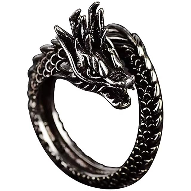 Men's Stainless Steel Western Style Band Rings Collection for Men...