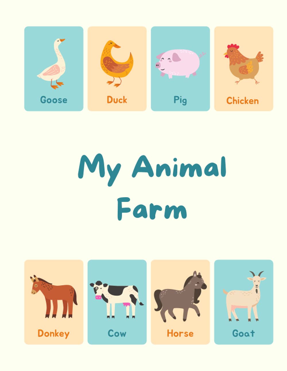 My Animal Farm: Fun and Learn Cute Animals | Toddler and Kids Look and Learn |
