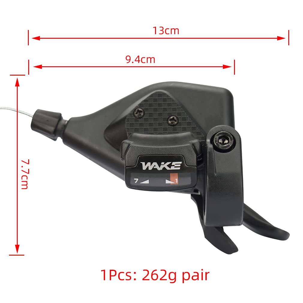 FOMTOR 1 Paire De Leviers De Vitesse De Vélo 3 X 7/8 Vitesses