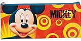 Portatodo plano mickey mouse Montichelvo Pencil Pouch Flat Disney (Blister 6 Pcs) Estuches, 22 cm, Multicolor (Multicolour)