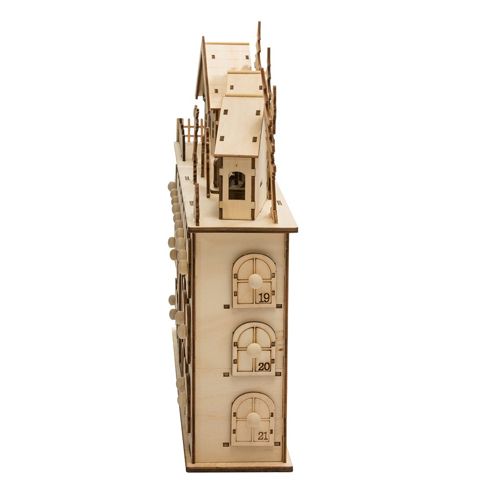 Amazon.com: Kurt Adler LED Wooden Advent Calendar Decoration, 13-Inch :  Home & Kitchen