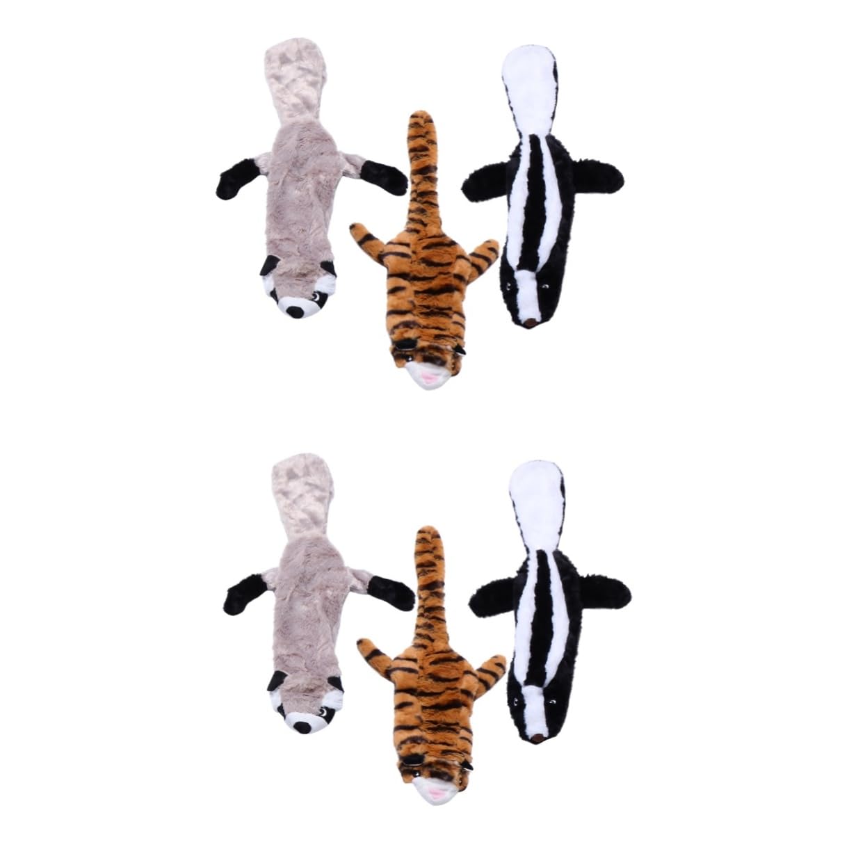 SUPVOX 6pièces Jouet à Mâcher Peluche pour Chiens Jouet Molaire Sonore Accessoire De Nettoyage pour Animaux De Compagnie