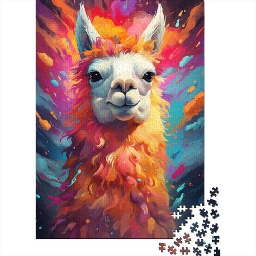 Puzzle de 1000 piezas de alpaca antiestrés para relajación mental y bienestar diario