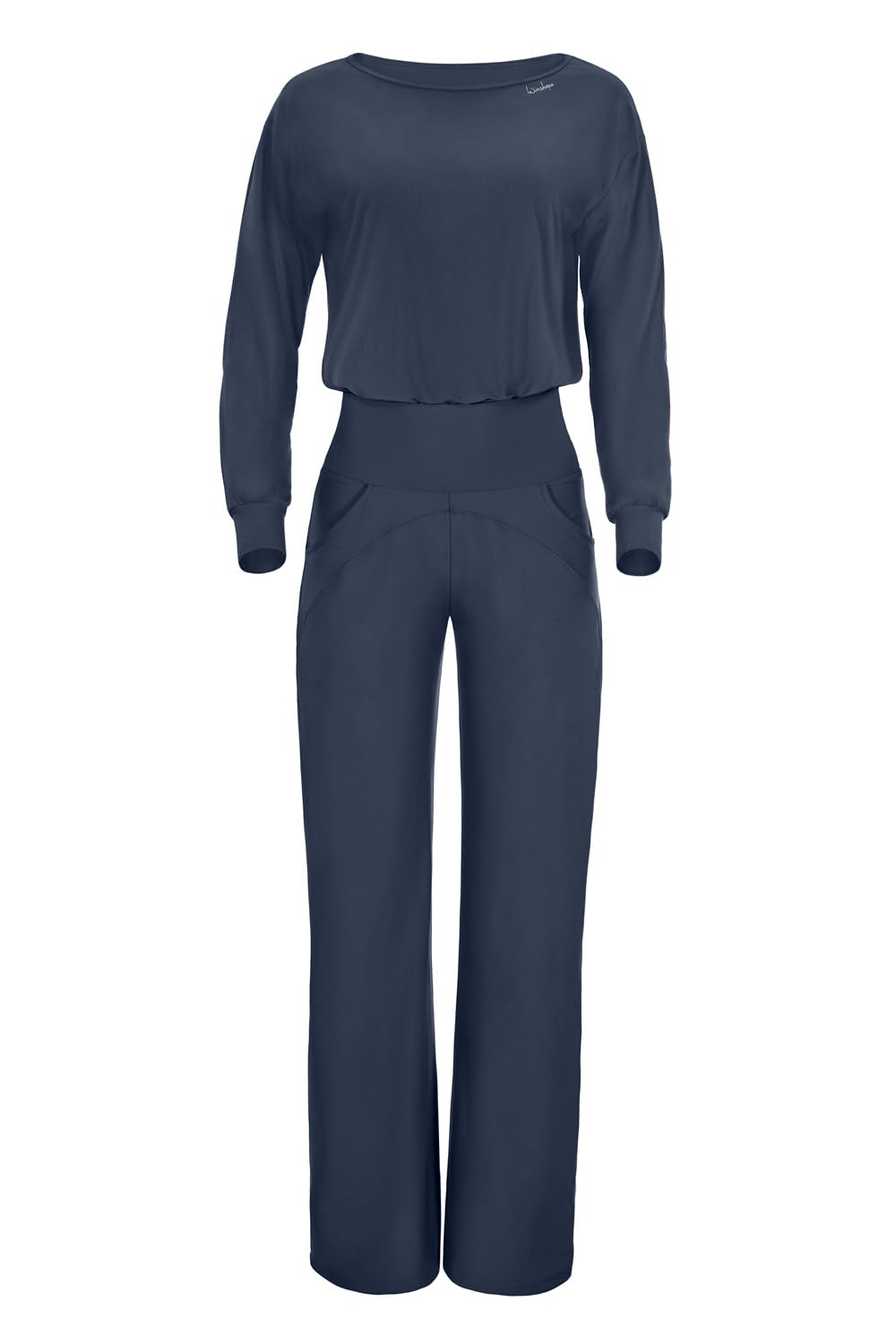 WINSHAPE Funkcjonalny komfortowy kombinezon damski Js101lsc, antracytowy, M, Antracyt, M