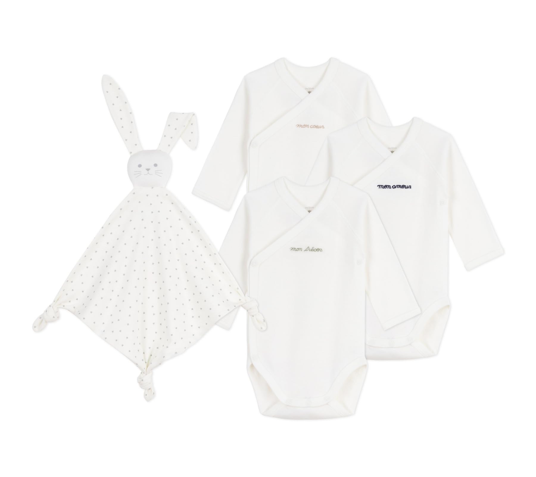 Petit Bateau - Caja de regalo para nacimiento de algodón bordado, multicolor, 12 Meses