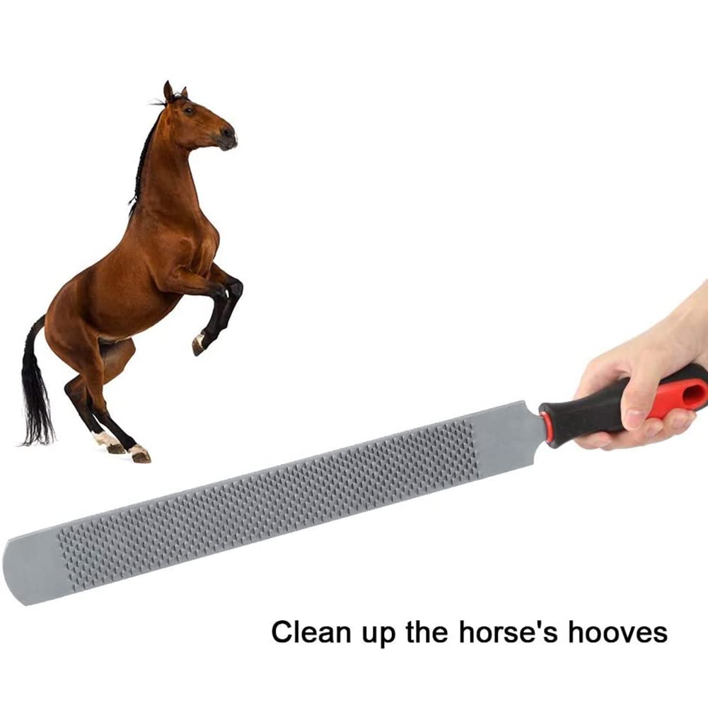 Lima de herradura, raspador profesional de pezuñas de herradura, adecuado para reparar pezuñas de caballo, pezuñas de cabra y pezuñas de vaca