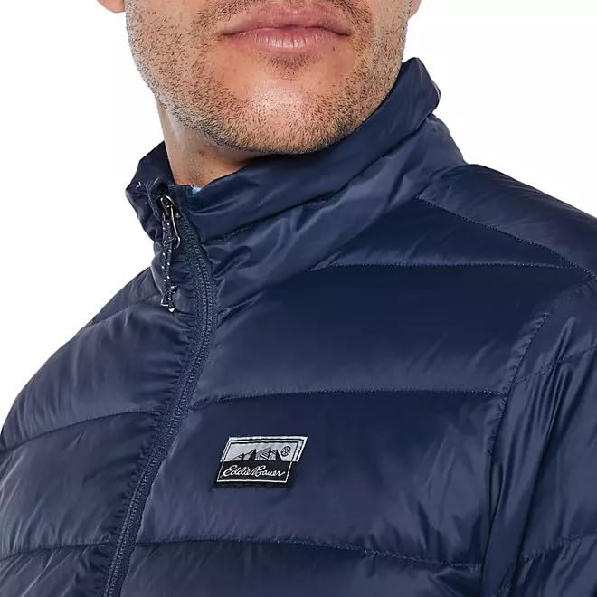 Eddie Bauer Men's Microlight IV Packable Down Jacket (US, Alpha, Medium, Regular, Regular, Insignia Blue)3