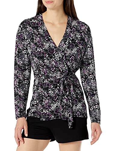 Image of Maidenform Organic Architecture Wrap Cardigan Sleepwear