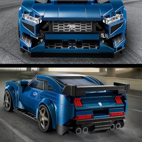 LEGO Speed Champions Ford Mustang Dark Horse Spor Araba 76920-9 Yaş ve Üzeri Çocuklar için Koleksiyonluk ve Sergilenebilir Yaratıcı Oyuncak Model Yapım Seti (344 Parça) - Görsel 5