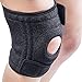 Knee Brace - Knee Brace for Men and Women - Knee Support for Injury Recovery and Knee Pain Relief - with Open Patella Design - Adjustable Straps - One Size - Keenhealth K-NB-357