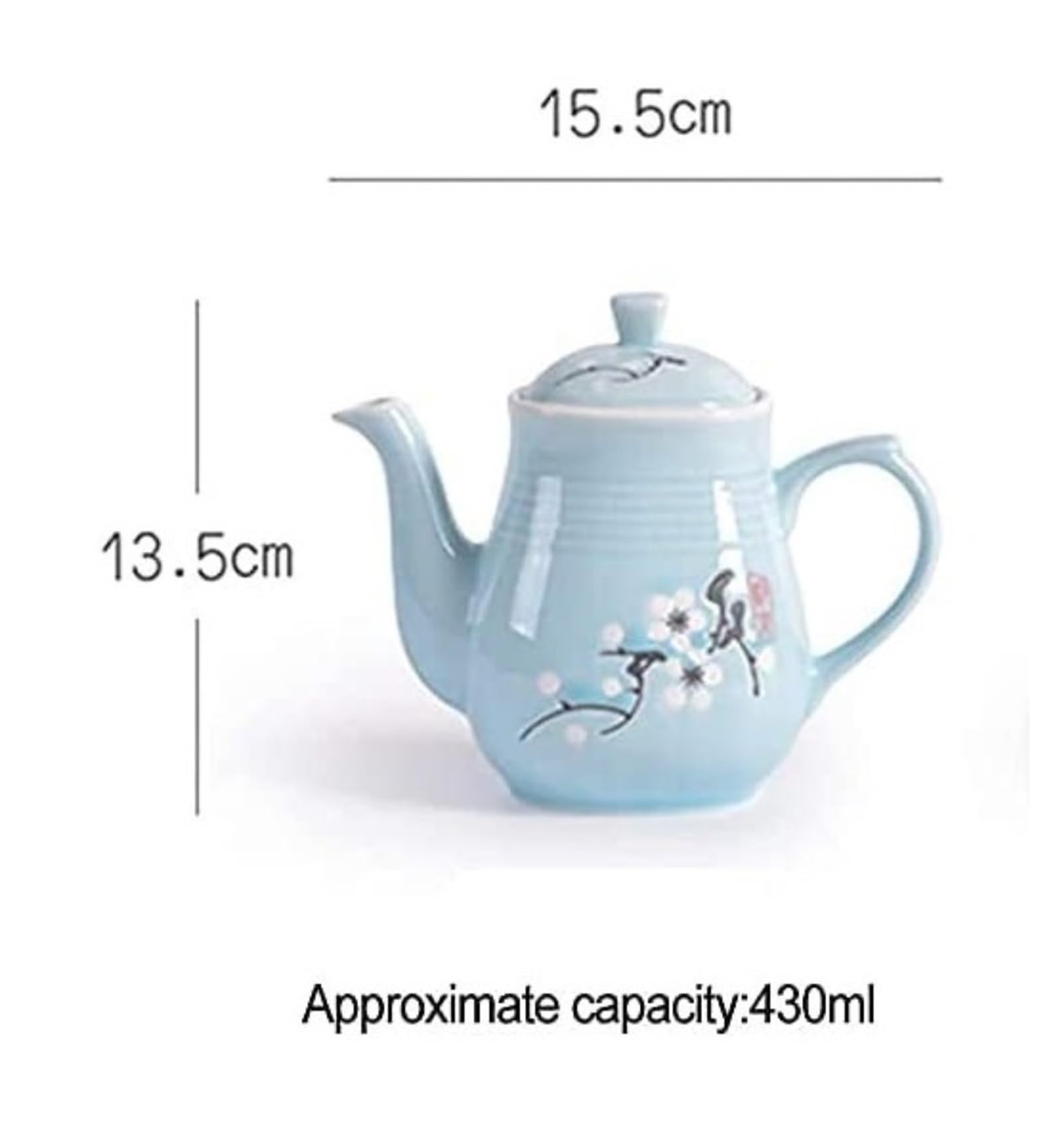 Dispenser per Olio e aceto, Grazioso Dispenser per Olio in Ceramica, aceto/Salsa di soia, Bottiglie Blu a Prova di perdite