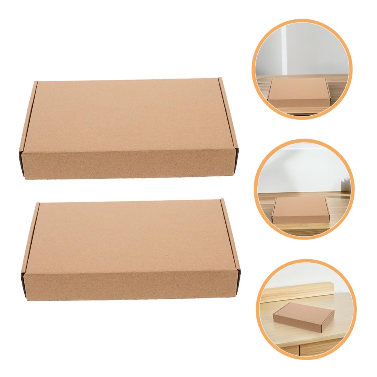 Caja de Embalaje 20 Piezas de Papel para Envíos y Correo | Montaje Sencillo, Interior Amplio, Uso para Paquetería Comercial, Formato Vacío Listo para Enviar