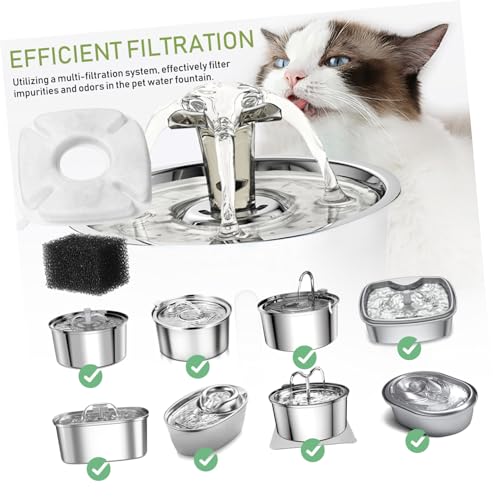 Filtros de recambio para fuente de agua para gatos 12 sets miniatura 6