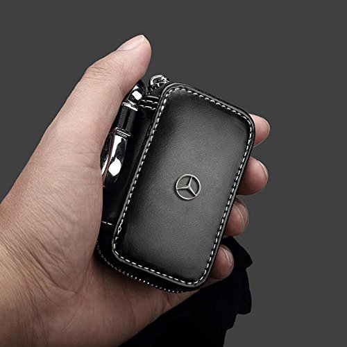 Cuir Etuis Porte-clés Classique Porte-Monnaie Clé - Mercedes-Benz Pochette couverture protectrice pour clefs de voiture