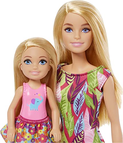 Set de muñecas Barbie y Chelsea con 3 mascotas y accesorios miniatura 2