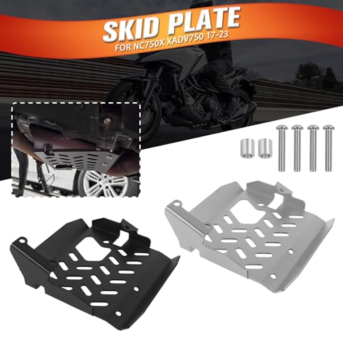 Image of Motorcycle Engine Skid Plate Replacement for Honda X-ADV 750 XADV750 NC750X NC700X NC 700X 700S 750S 750X Engine Chassis Guard Cover Bash Pan Frame Protector(Sliver)