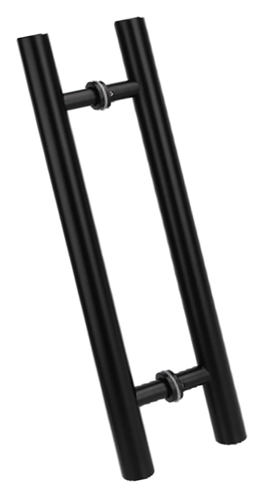 LQZAXSRDR Sliding Barn Door Handle, Stainless Steel Shower Glass Door Pull Handles Multicolor Sizes Commercial Replacement(Black,Pitch-800mm)