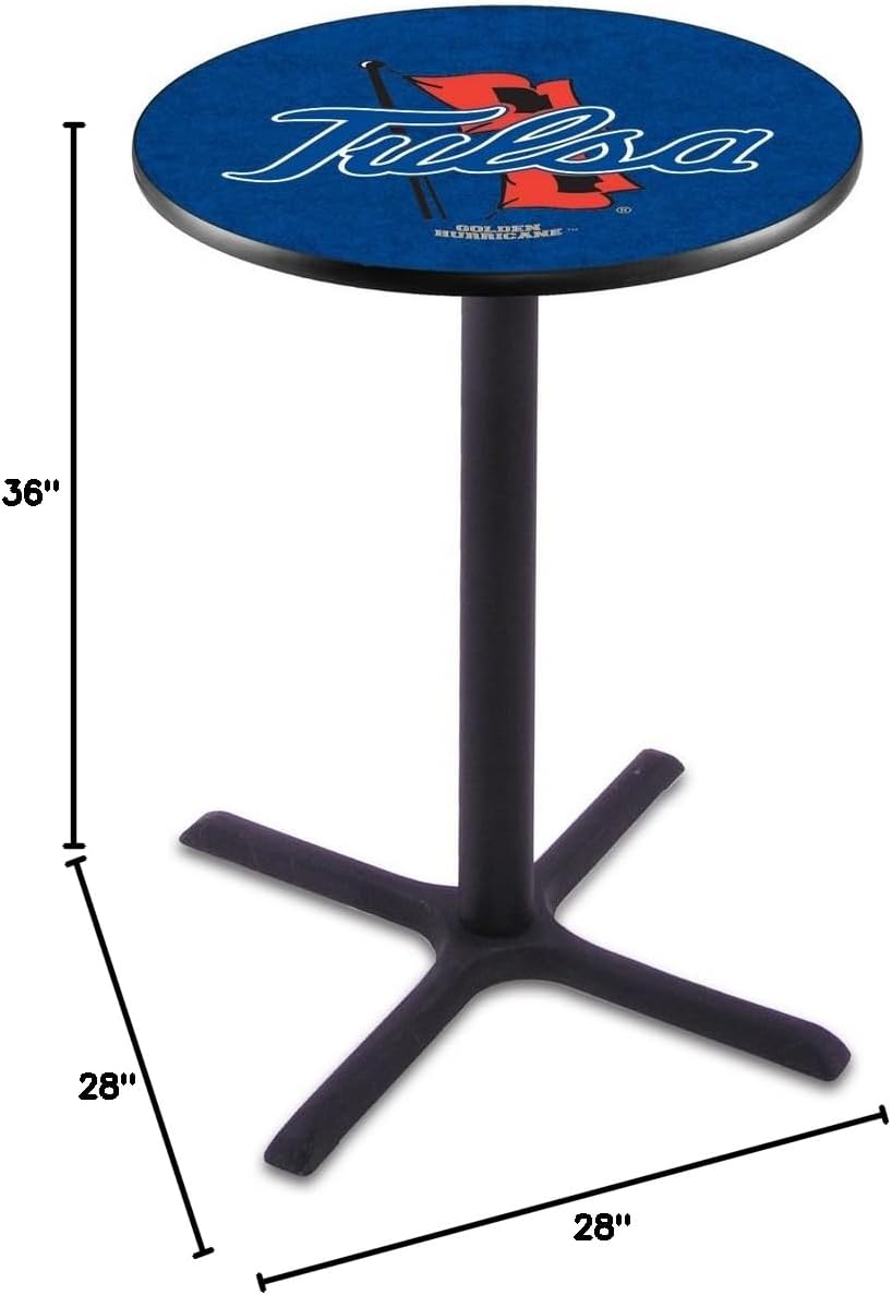 Holland Bar Stool Co. L211-36" Black Wrinkle Tulsa Pub Table