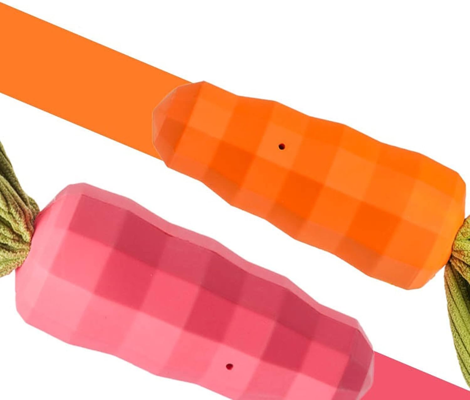 SOYDAN おもちゃ 犬のボールのインタラクティブドッグ噛んだ歯の清掃弾力性の小さな犬のゴムペットの大根 (Color : Ora