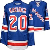 Chris Kreider New York Rangers Autographed Reebok Premier Jersey - Autographed NHL Jerseys