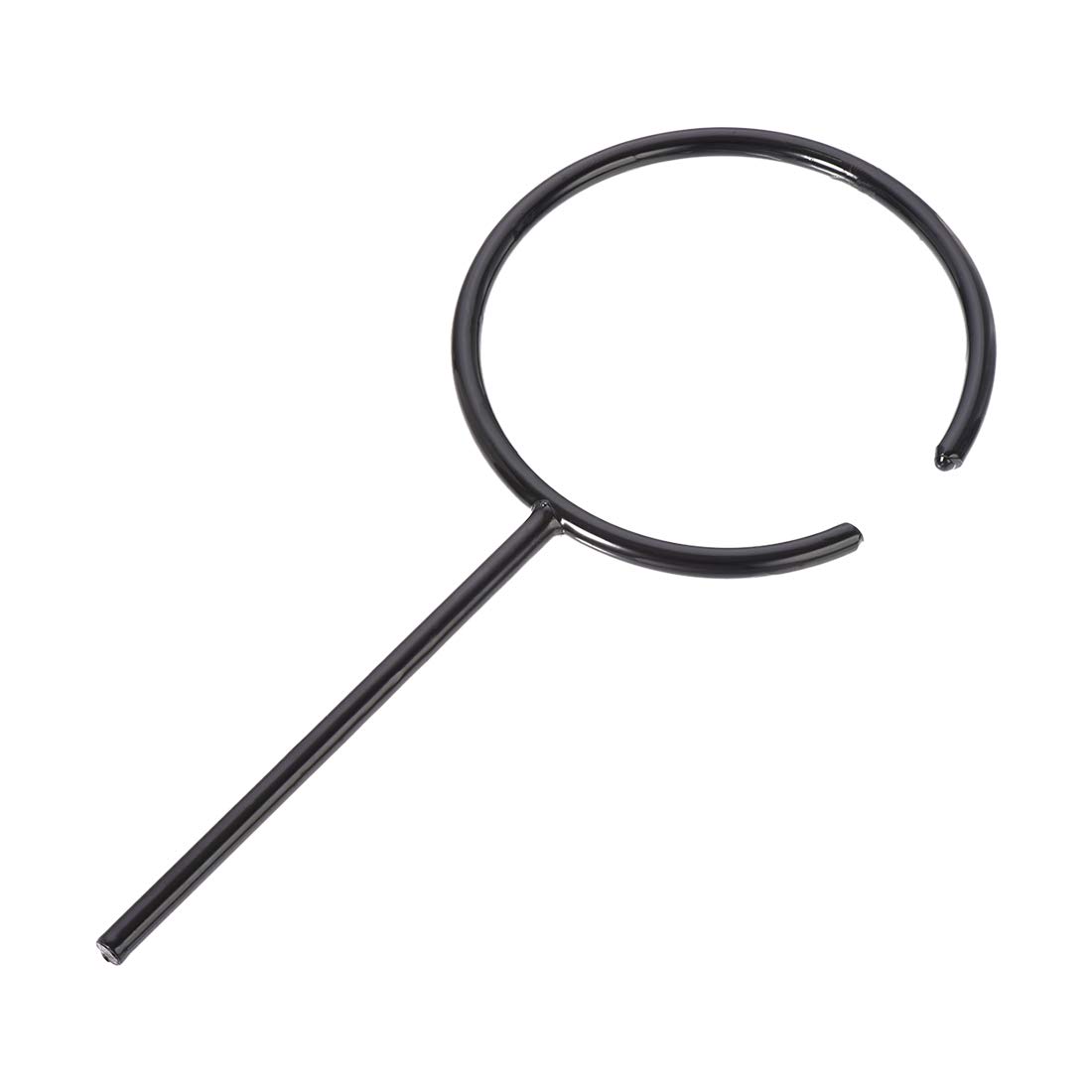 uxcell Laboratory Support Ring Open Ring 90mm Inner Diameter 25mm Open Length Black