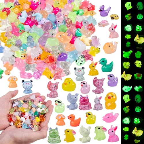 240 Pcs Mini Resin Animals Variety Tiny Animals Figures Miniature Little Small Animal Figurines Bulk...