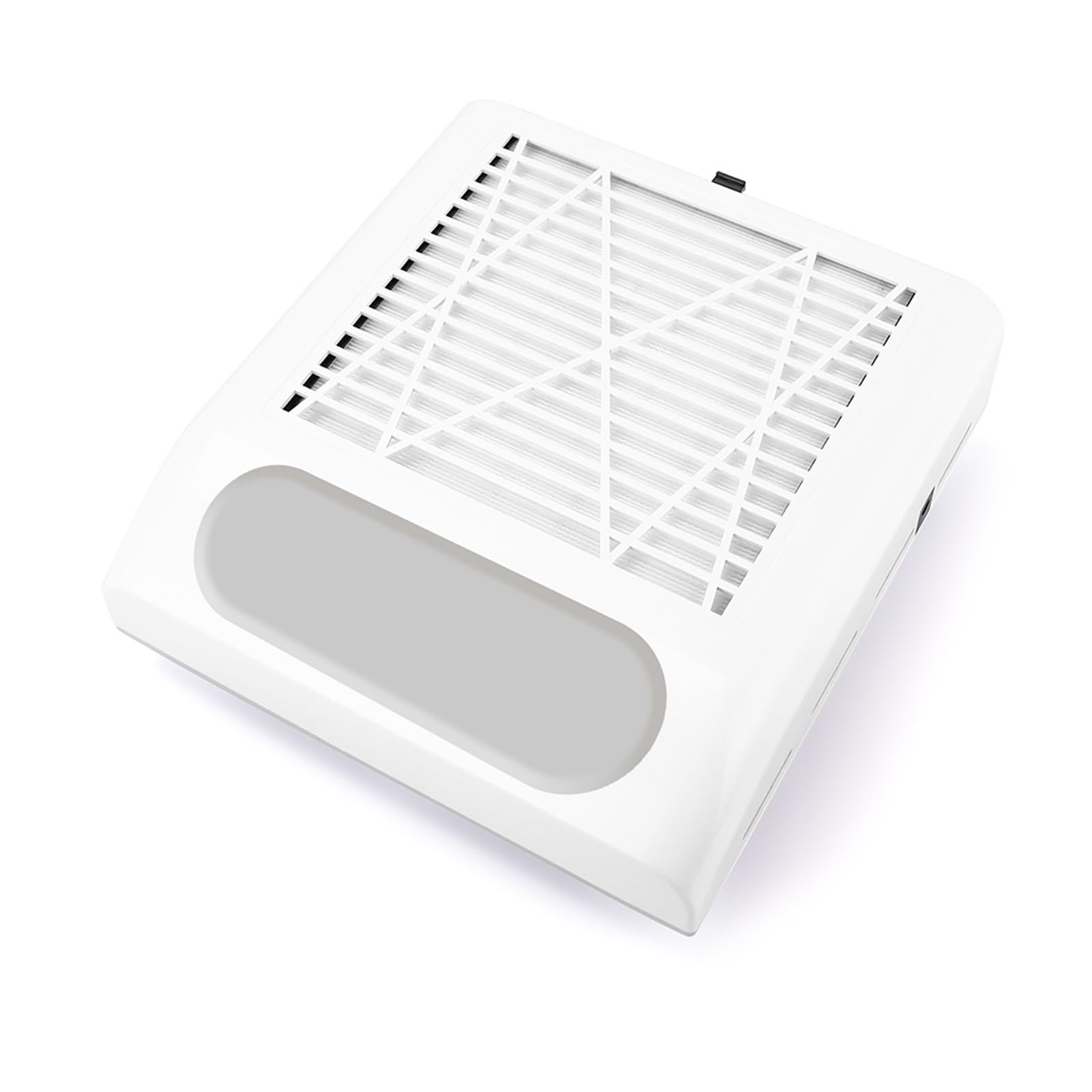 MRKU Aspirateur de poussière pour Ponceuse à Ongles avec Filtre Lavable, Faible Niveau sonore, Puissance de 80 W et Ventilateur intégré pour appareils de manucure et matériel Artistique.