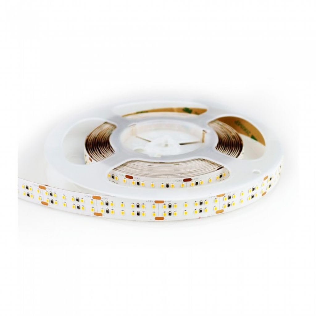 V-TAC Striscia LED SMD2216 30W/m Bobina 5m 360 LED/m con Connettore Jack 2.1 da 24V CRI>95 6400K IP20
