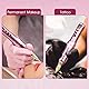 Biomaser UI Wireless Permanent Make-up Maschine Sechstakt verstellbarer kabelloser Stift mit 2 1000mAh Akku OLED Display für Permanent Make-up