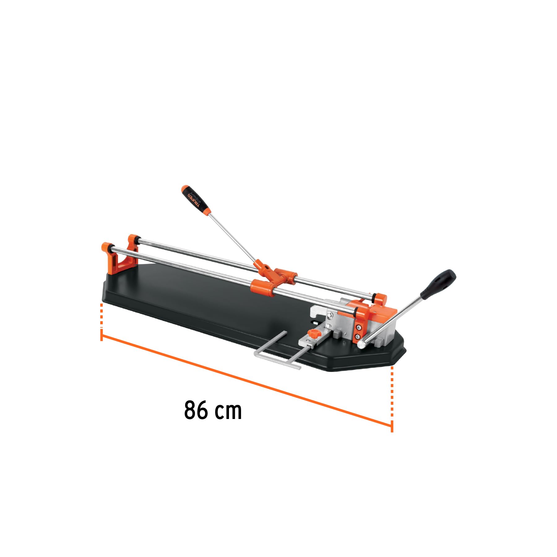 Tagliapiastrelle con cuscinetti 23.6 in valigetta, Truper Expert