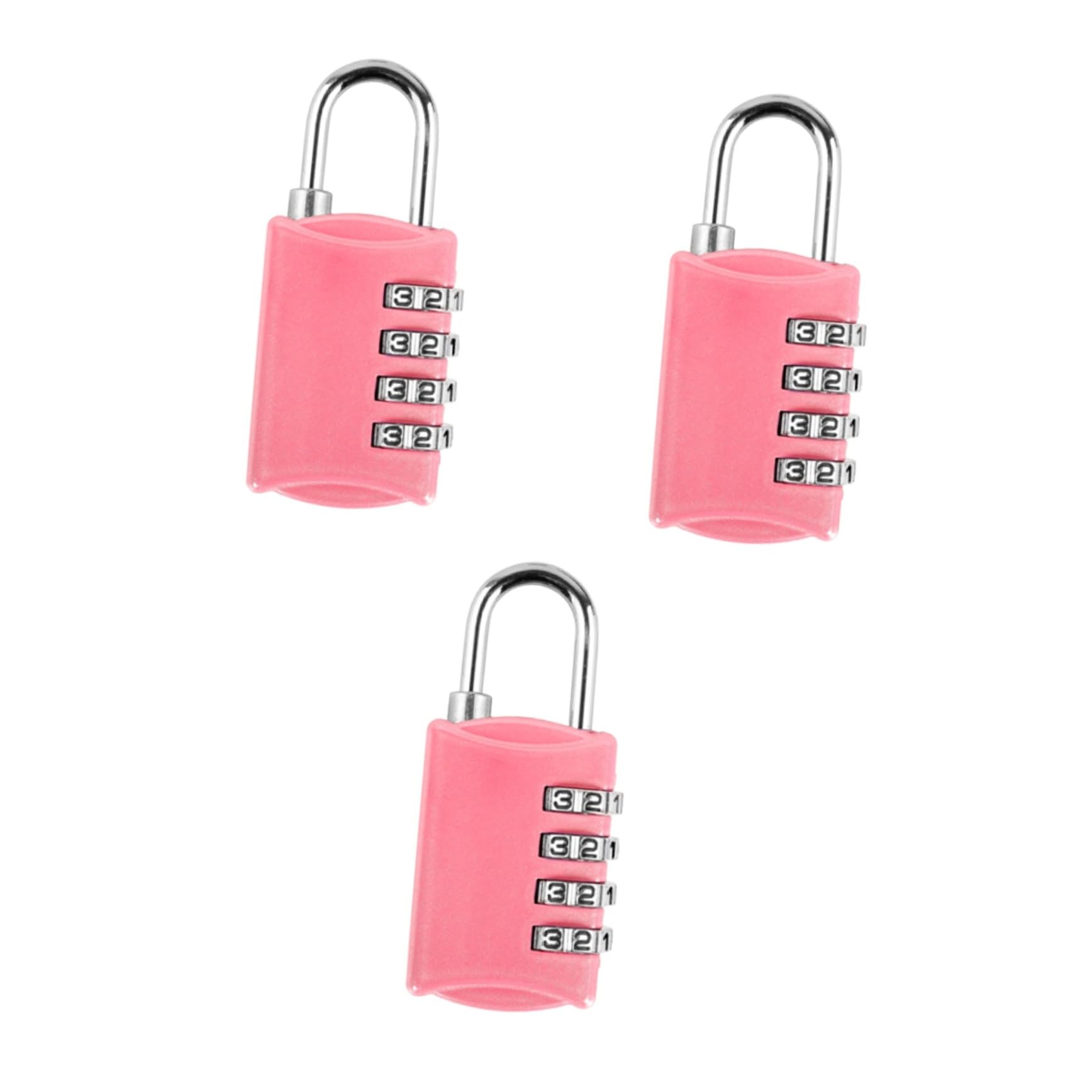 UKCOCO 3 Cerraduras De Combinación Con Contraseña Para Equipaje Compatibles Con Cerraduras De Seguridad Para Viajes.