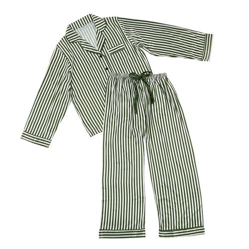 Women's Standard Full Length, Green Stripe, X-Large