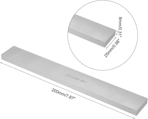Miniatura 5 de uxcell Broca de herramienta de torno HSS 0.394 in x 0.472 in x 7.874 in, torno cuadrado herramienta de torneado en blanco, acero de alta velocidad