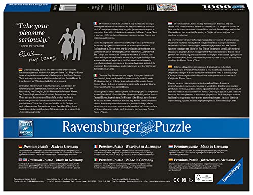 Ravensburger Puzzle 16899 - Eames Design Klassiker - 1000 Teile Eames Puzzle für Erwachsene und Kinder ab 14 Jahren – Bild 4