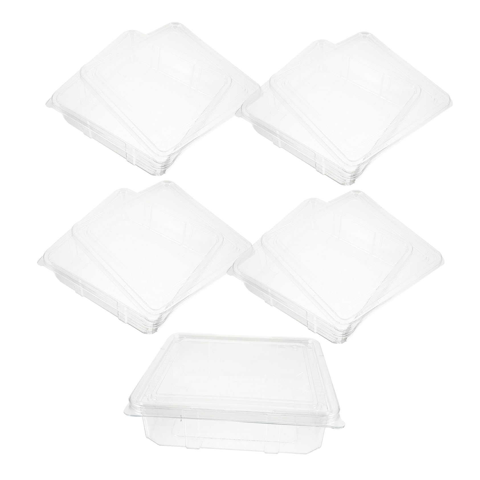 BESTYASH 5Pcs Portable Hat Storage Box Knitted Hat Carrier Case for Baseball Caps Hats More Dustproof Organizer for Home Travel present for Friends