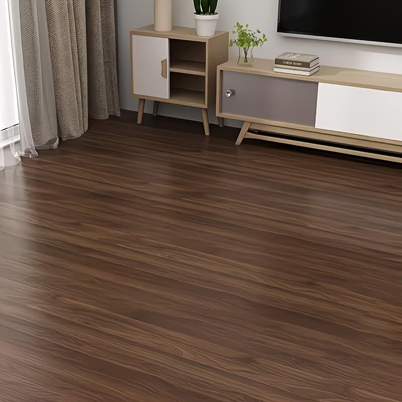 Image of Self-Adhesive Vinyl Flooring & Walls Covering, Waterproof, Removable Oil-Resistant Floor Sticker,Peel Stick Wallpaper for Kitchen Living Room Floor Stickers (Chestnut, 60 x 500 cm)