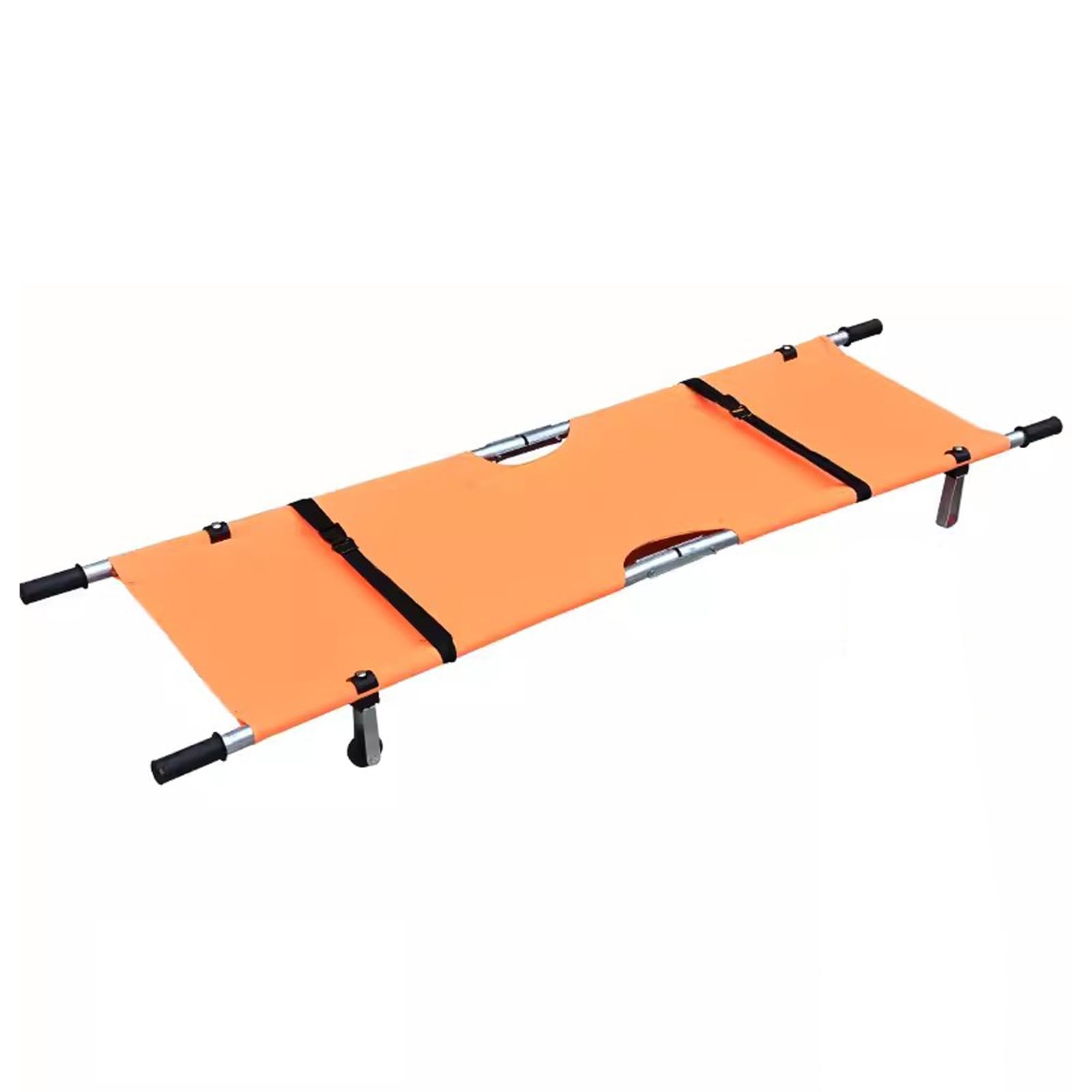 YNIYUJKL Medical Emergency Folding Stretcher, Portable Ambulance Stretcher, Multifunctional Stretcher, Simple Ambulance Stretcher, Portable Folding Stretcher,Orange-A