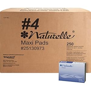 #4 Maxi Pads, Unscented, 250/Carton