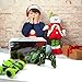 Eholder RC Toy Remote Control Car for Boys 6 7 8 9 10 11 12 Year Old Birthday Gifts 2.4Ghz 4WD 360 Rotating Off Road Vehicles Double Sided USB Rechargeable Green RC Stunt Car for Kids