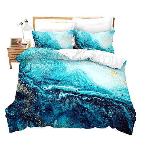 Blue Marble Comforter Cover Full Liquid Colorful Marble Bedding Set Abstract Rainbow Quicksand Duvet Cover Girl Turquoise Blue Bed Covers Girly Watercolor Chic Marble Modern Decor Kids Gift Bed Set Wantitall Abstract rainbow updated their cover photo. wantitall