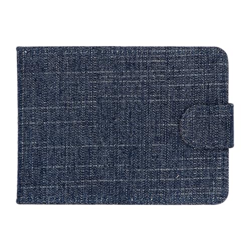 KOOLRIVER・For glo Hilo ケース カバー PUレザー キャンバス調 タバコ収納 収納 電子たばこ 電子タバコ 保護ケース BAT グロー ヒーロ 充電対応 持ち運び便利 簡単取り出しケース(ネイビーA)