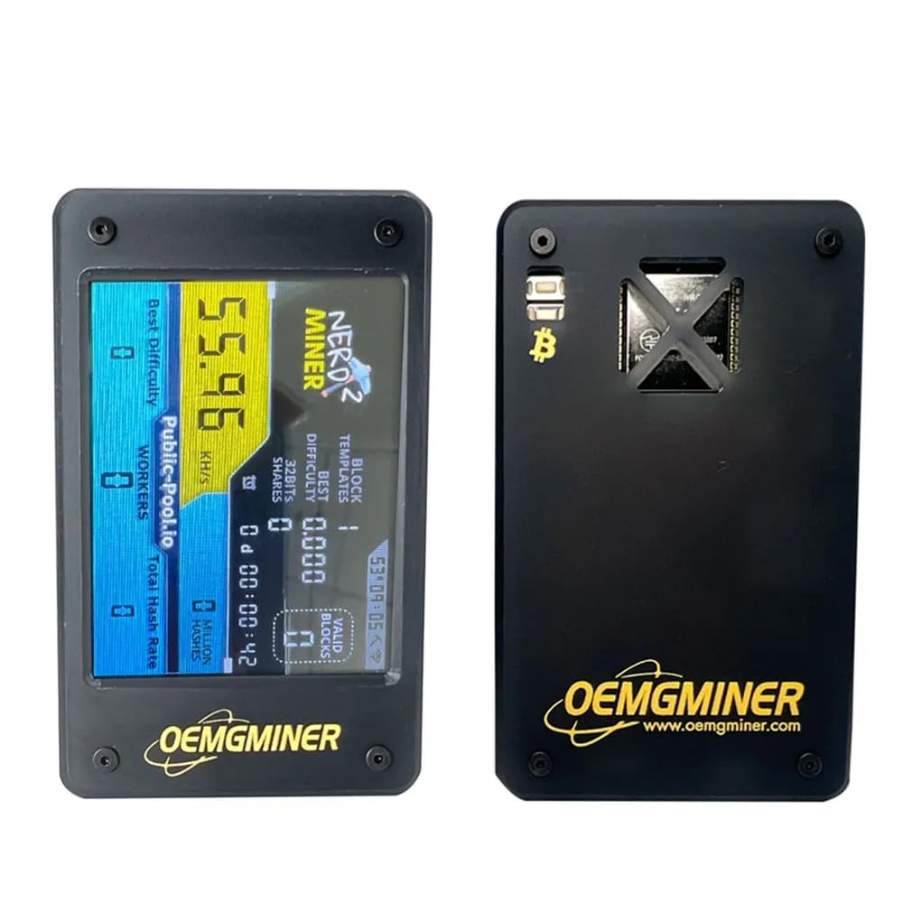 Amazon | NerdMiner V2 大画面バージョン 56KH/s T-Display S3 1.6.3 ビットコイン ソロ宝くじ マイナー  勝利 6.25 BTC 低消費電力 マイクロUSBケーブル- WiFi接続 | OEMGMINER | USBケーブル 通販