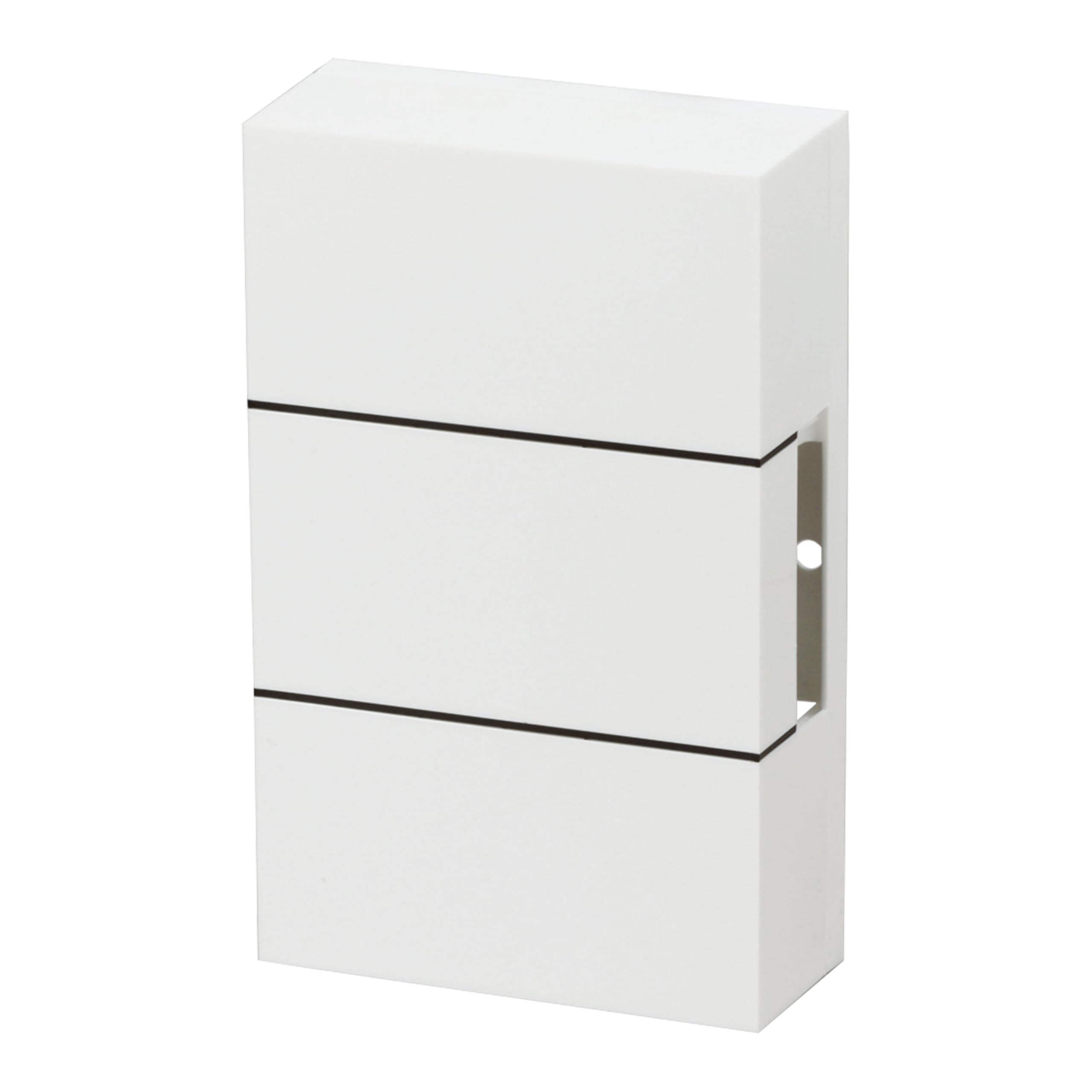 Heidemann Zweiklang-Gong Ibis 230 V (Empfänger, Lautstärke 82 dB, Farbe reinweiß, Türklingel, Gong, Funkklingel) 70011