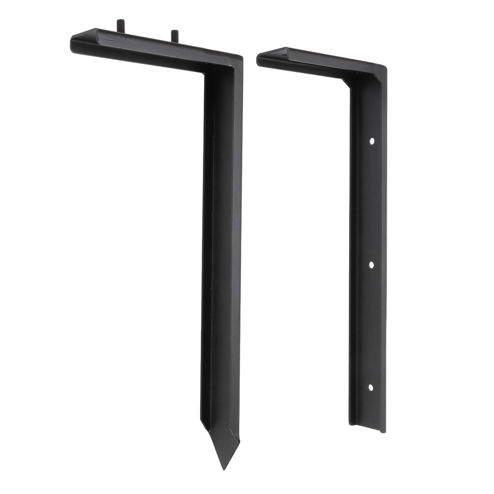 Kit de Reparación de Postes de Cerca, Estaca de Reparación de Cercas Antideslizante de Acero Resistente, Soporte para Postes de Cerca de Madera con 2 Estacas para Reparar de Madera