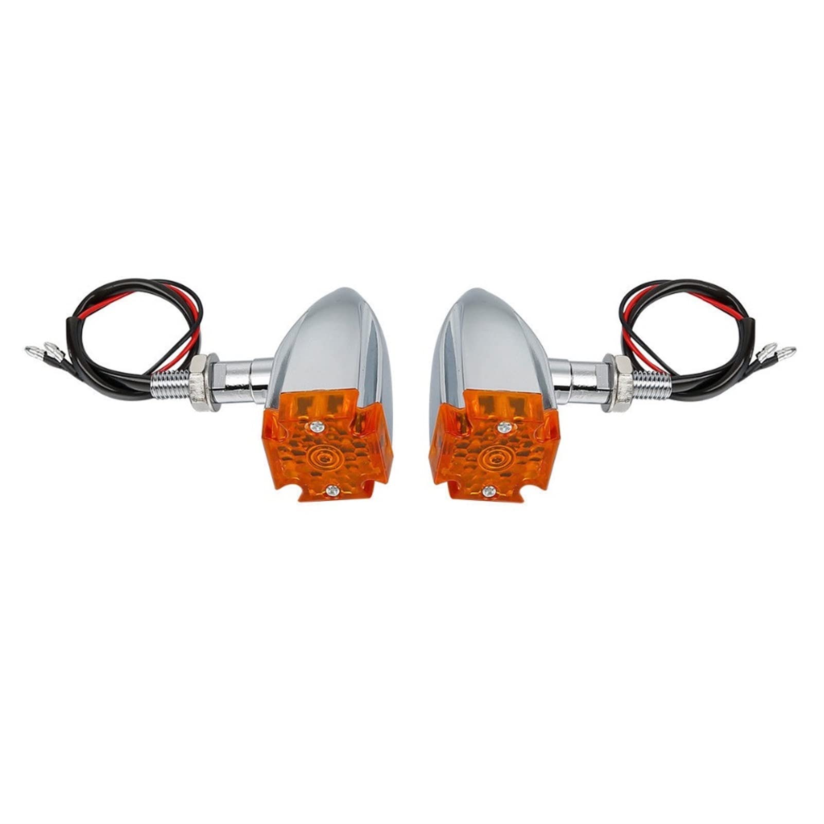 Czarny chromowany kierunkowskaz 10 mm dla klientów Harley, Sportster Cruiser Softail