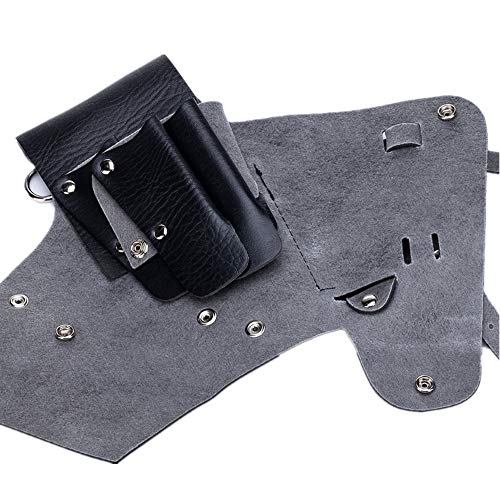 WENHUAZAI Hairdressing Waist Belt PU Leather Hair Styling Equipment Belt Pouch Barber Bag Leather Haircut Holster Pouch for Keeping Scissors, Razors, Hair Pins, Makeup Brushes 8 WENHUAZAI Hairdressing Waist Belt PU Leather Hair Styling Equipment Belt Pouch Barber Bag Leather Haircut Holster Pouch for Keeping Scissors, Razors, Hair Pins, Makeup Brushes - Image 8