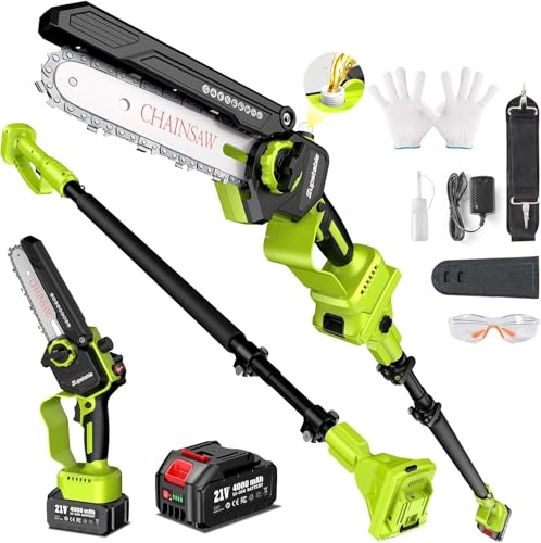 【2025新型】Supstable たかえだ 電動チェーンソー 6インチ 高枝切り 充電式...